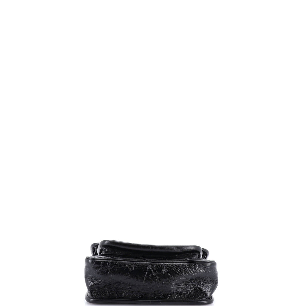 Niki Chain Flap Bag Matelasse Chevron Leather Baby