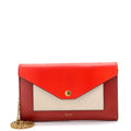 Pocket Envelope Shoulder Bag Leather Small