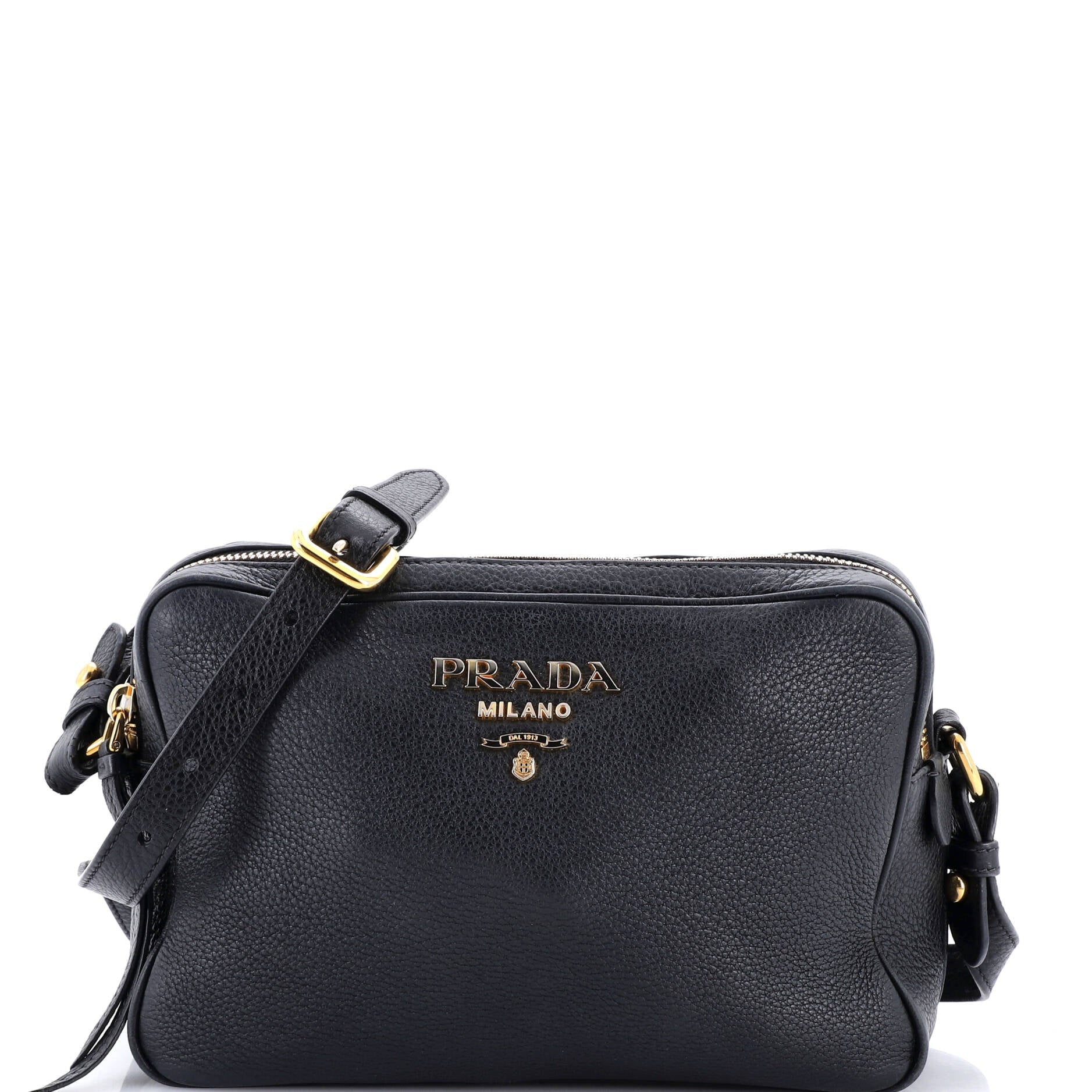 Double Zip Camera Bag Vitello Phenix Medium