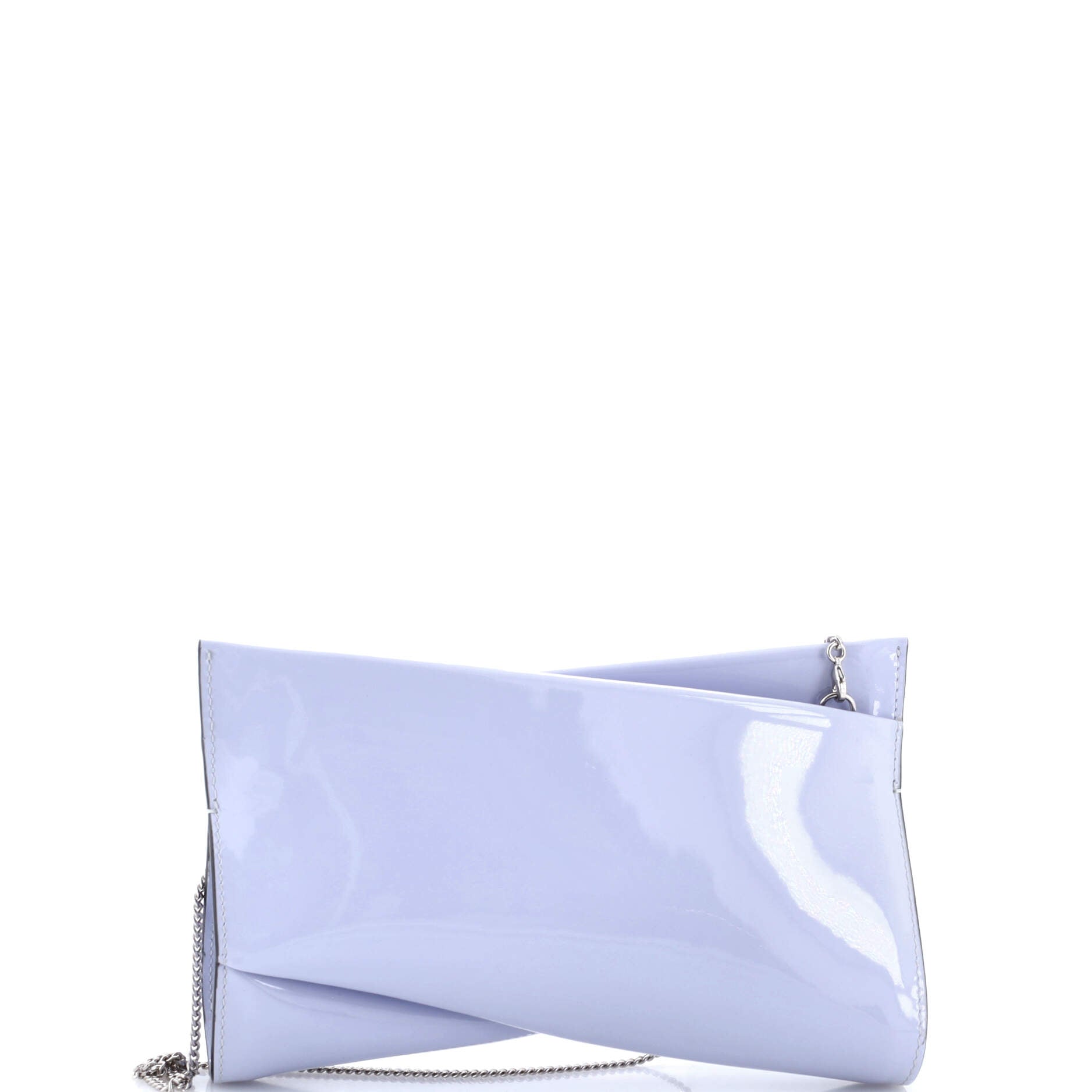 Loubitwist Clutch On Chain Leather Small