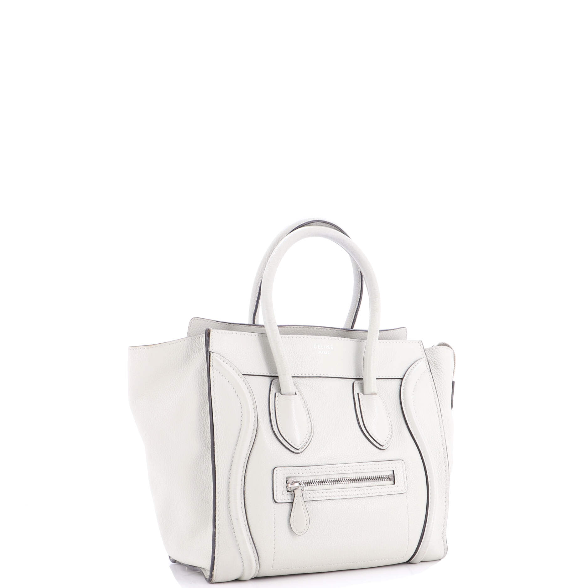 Luggage Bag Grainy Leather Micro