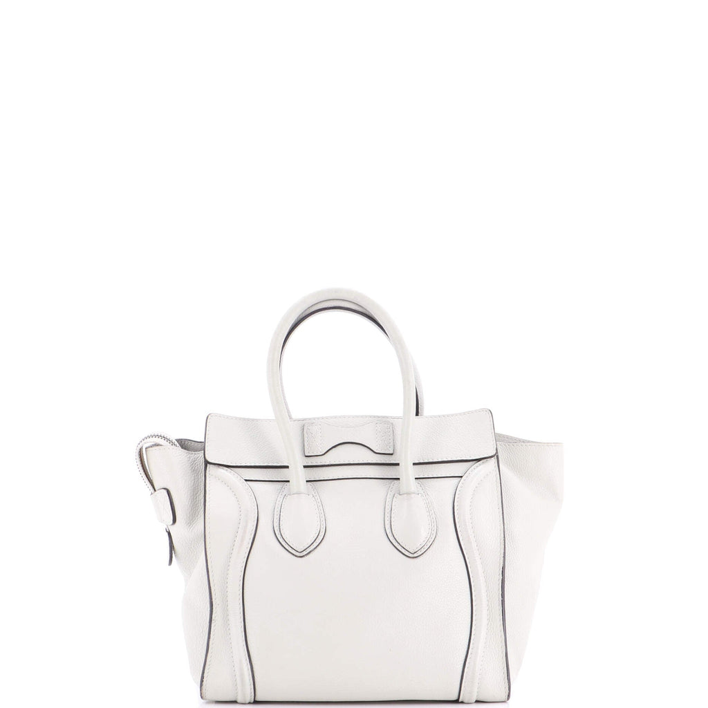 Luggage Bag Grainy Leather Micro