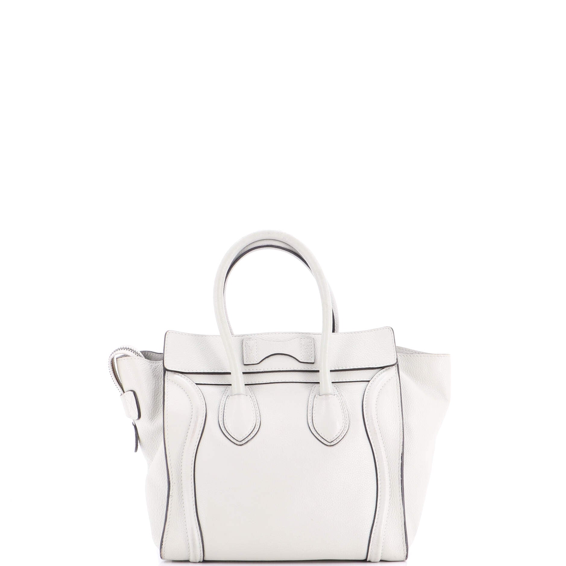 Luggage Bag Grainy Leather Micro