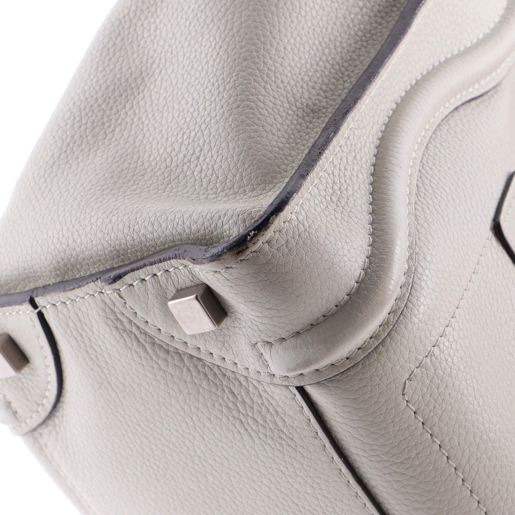 Luggage Bag Grainy Leather Micro
