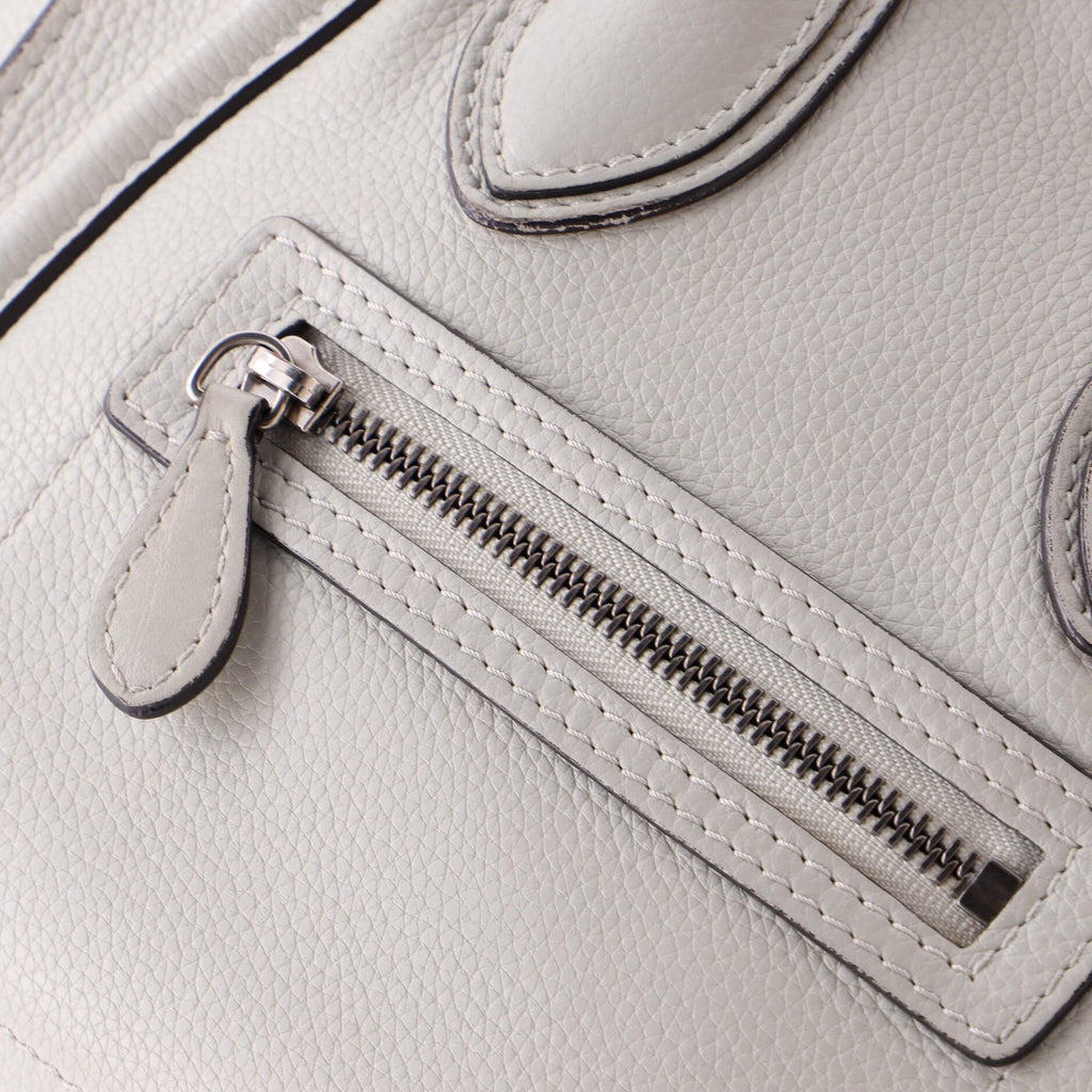 Luggage Bag Grainy Leather Micro