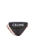 Triangle Crossbody Bag Triomphe Coated Canvas Mini