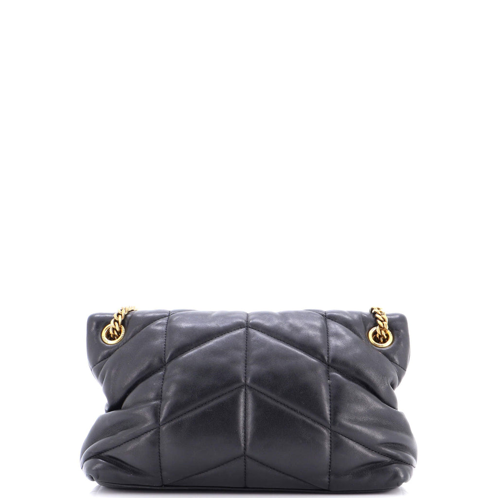 Loulou Puffer Shoulder Bag Quilted Leather Small