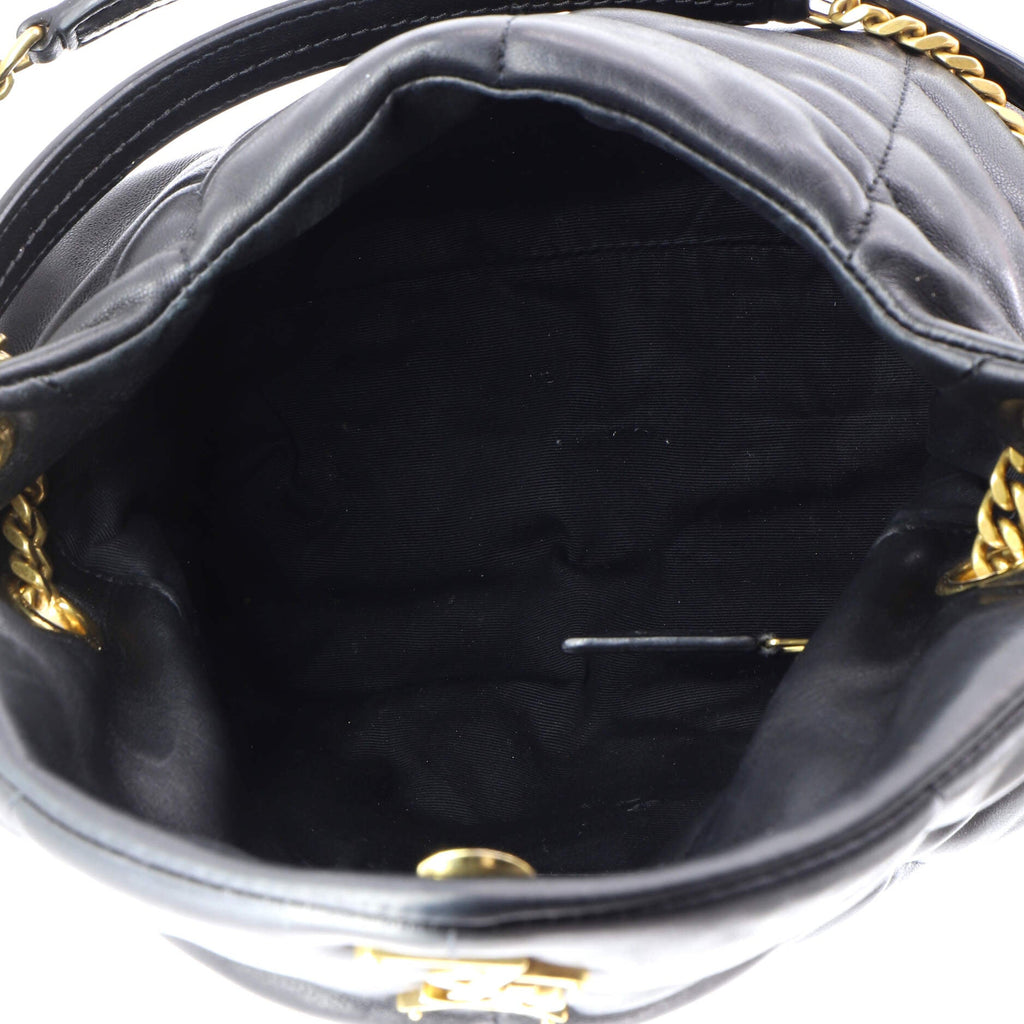 Loulou Puffer Shoulder Bag Quilted Leather Small