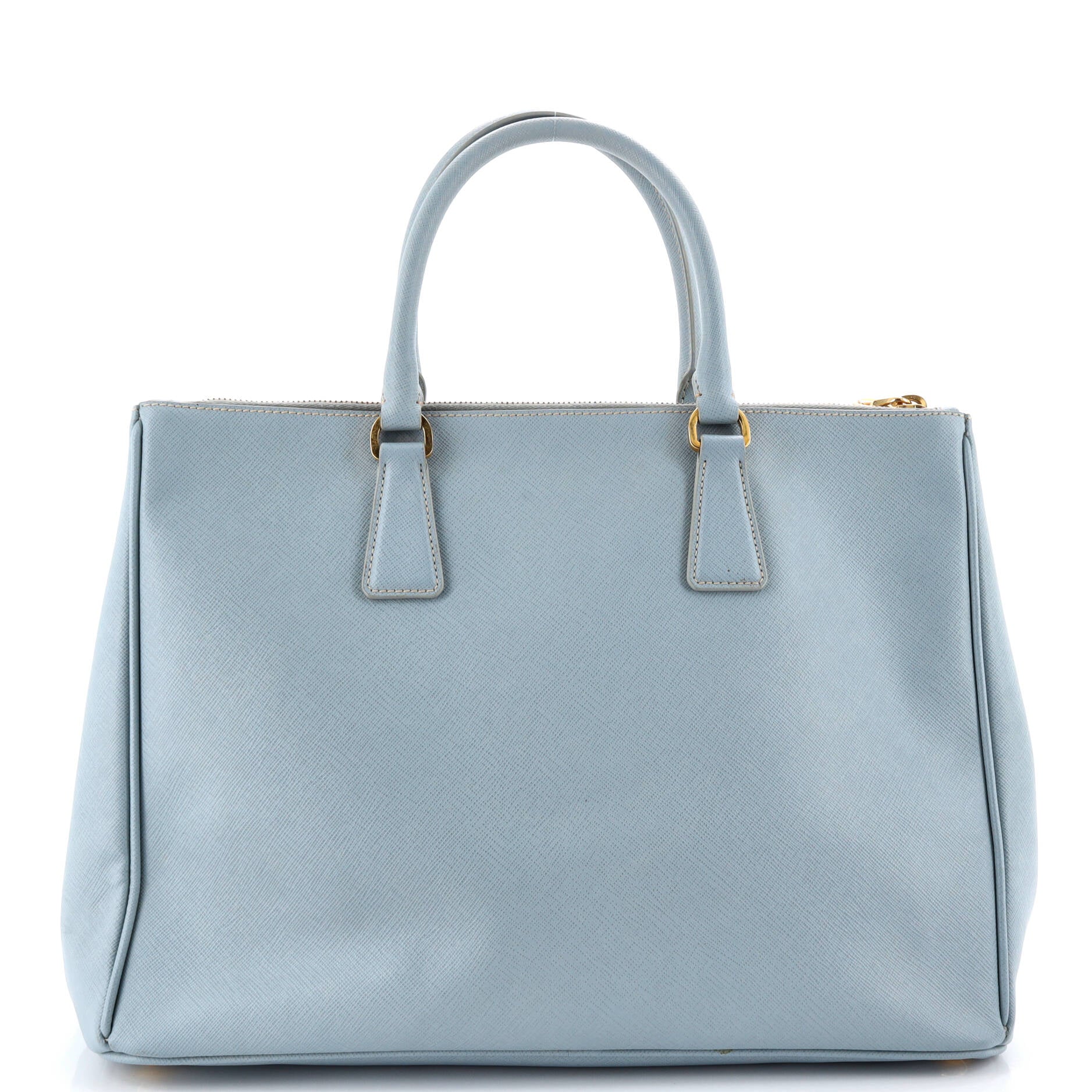 Double Zip Lux Tote Saffiano Leather Large