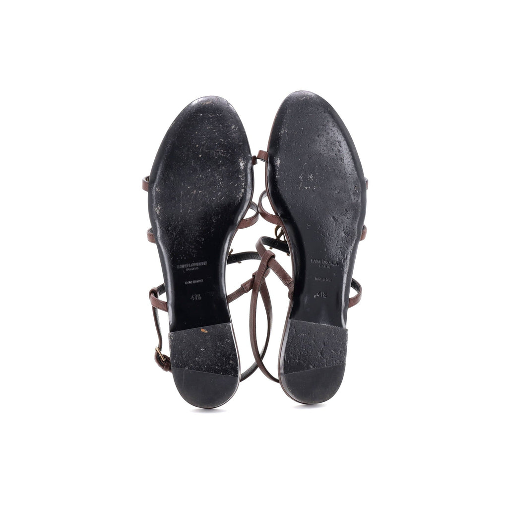Women's Cassandra Flat Sandals Leather