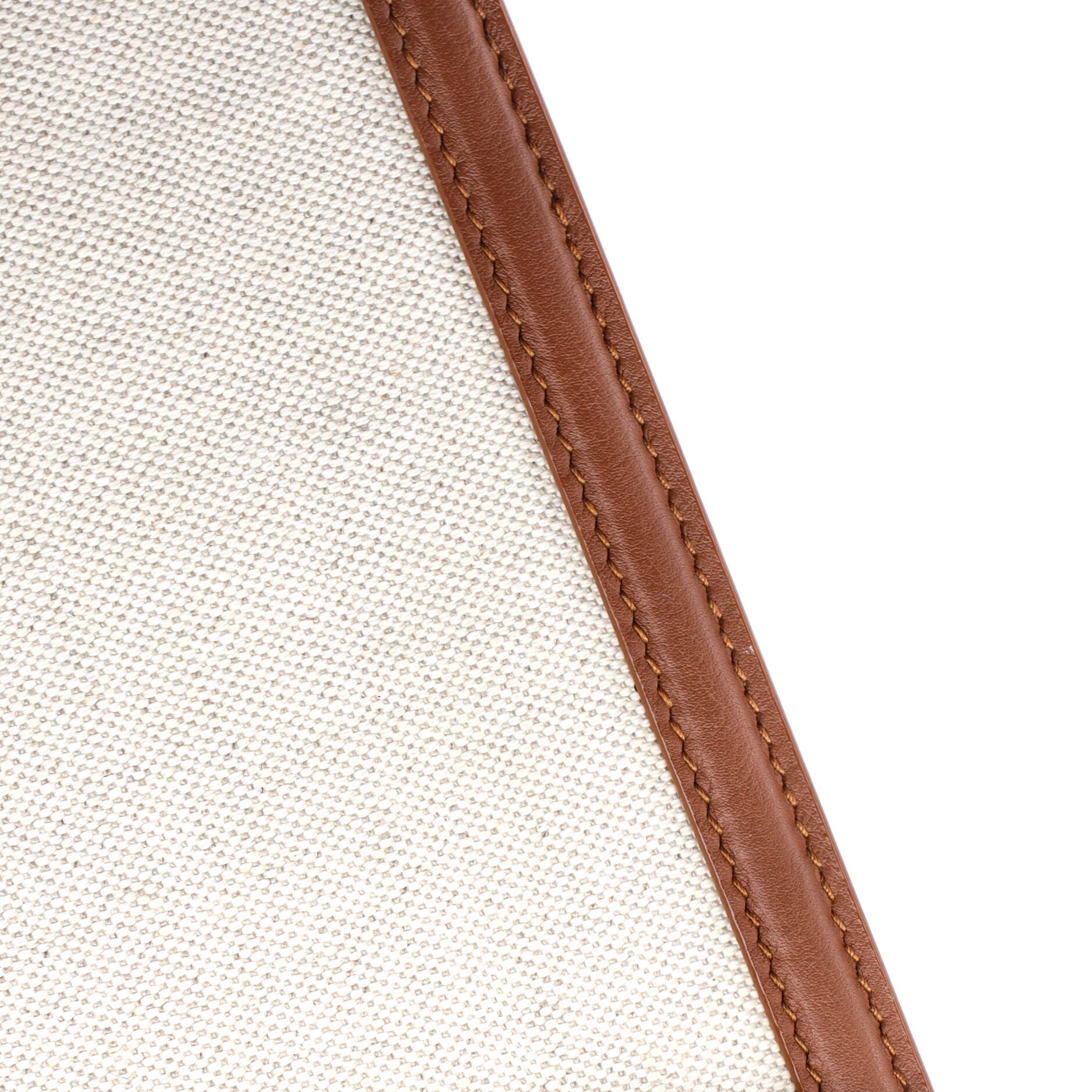 Reversed Shoulder Bag Canvas and Leather