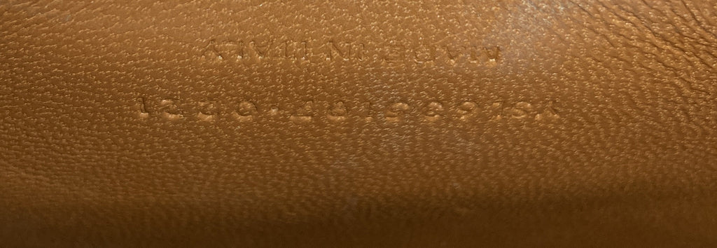 Reversed Shoulder Bag Canvas and Leather