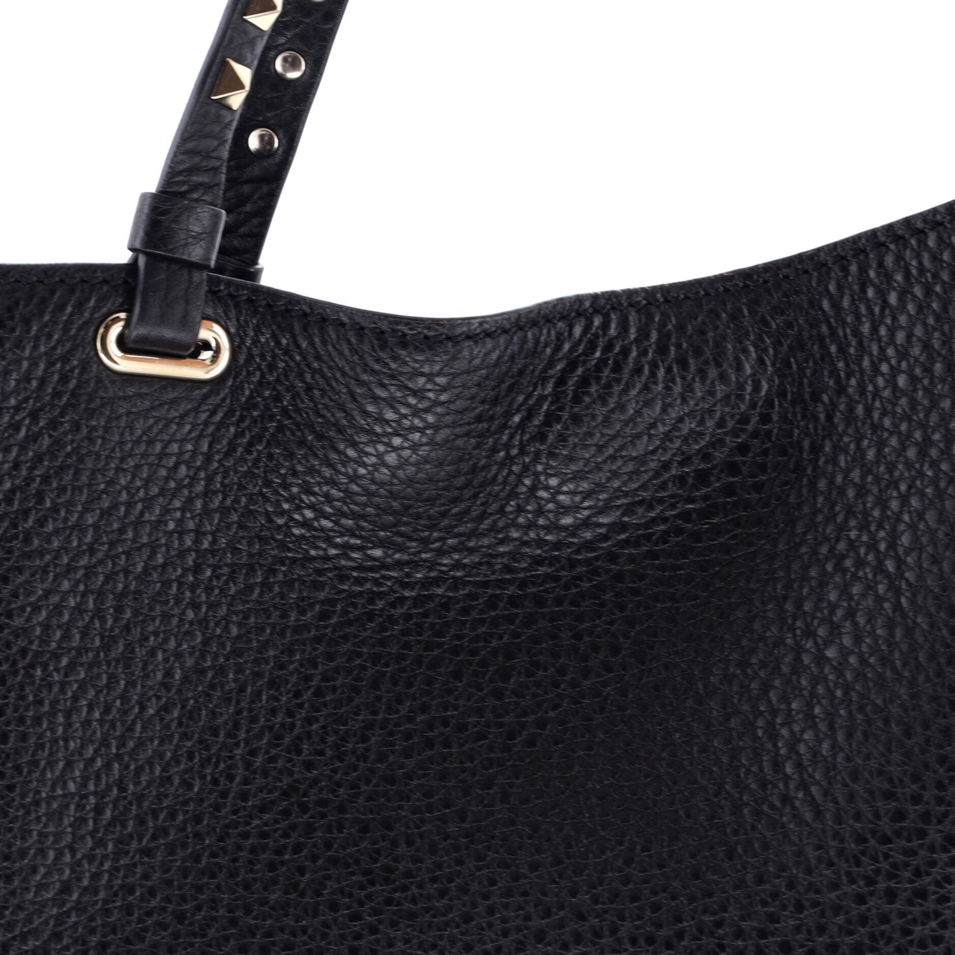 Rockstud Tote Pebbled Leather Medium