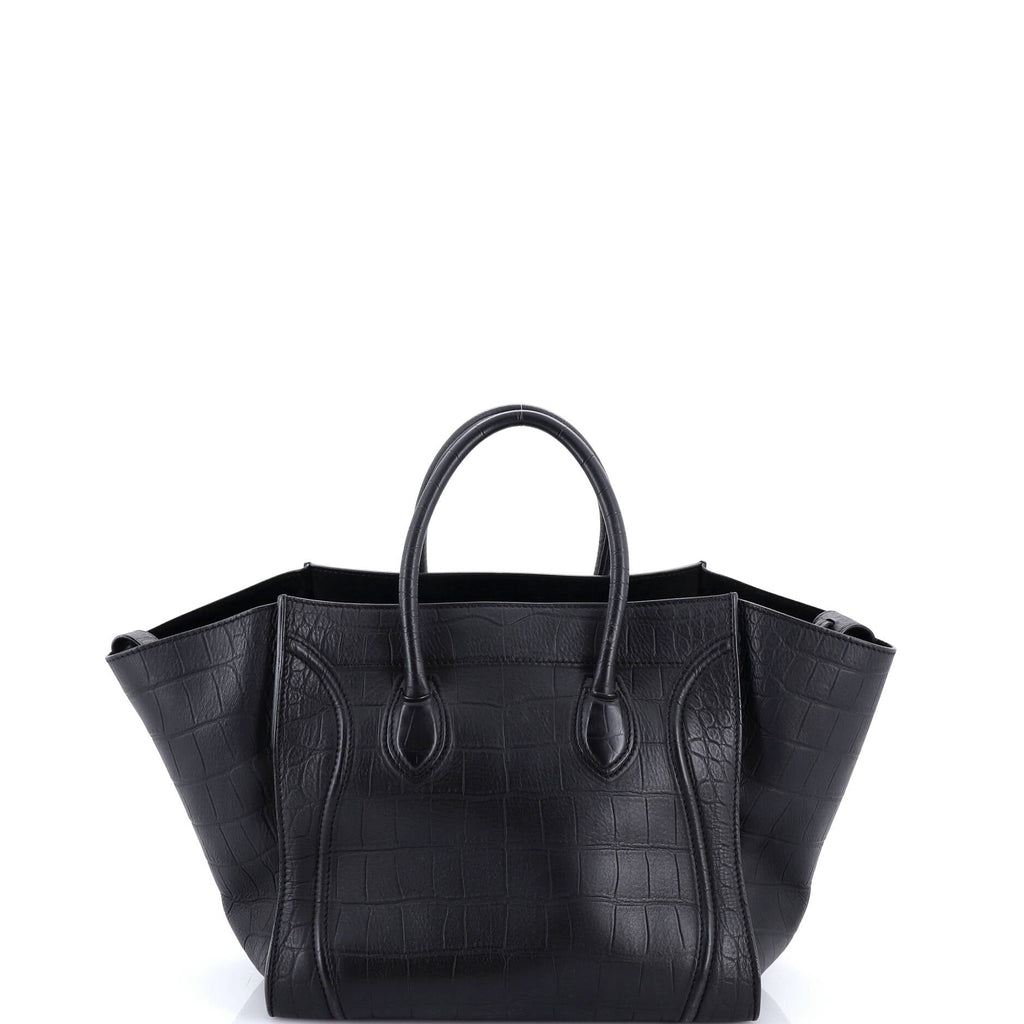 Phantom Bag Crocodile Embossed Leather Medium