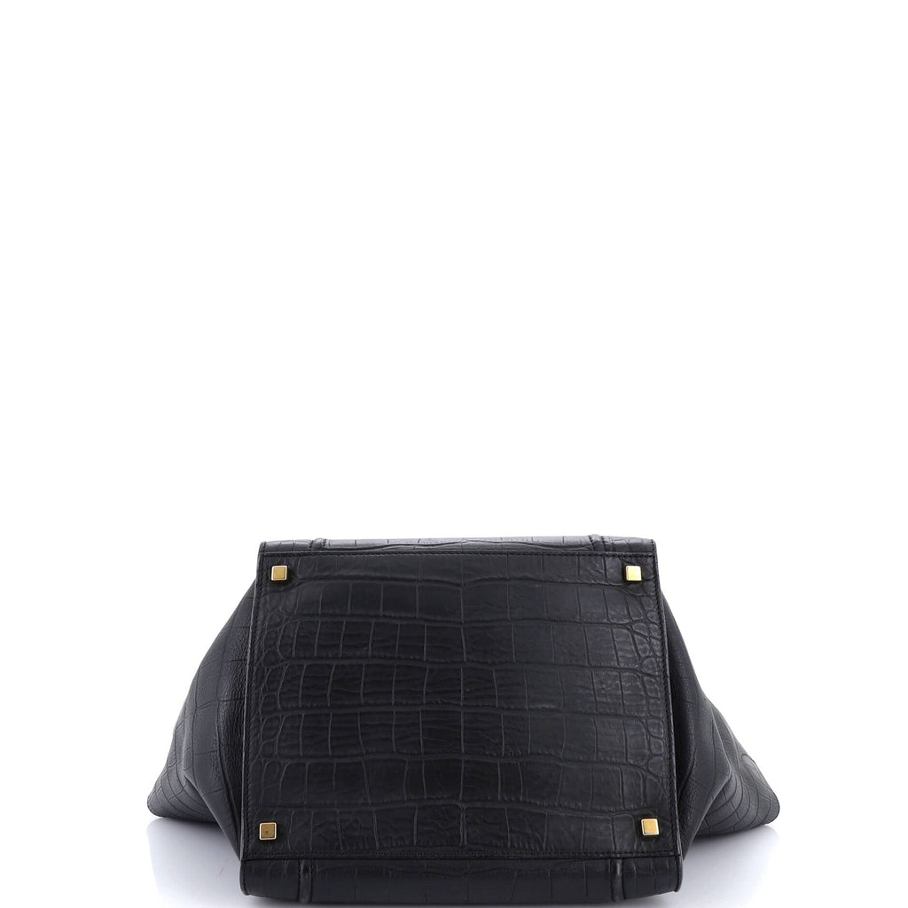 Phantom Bag Crocodile Embossed Leather Medium