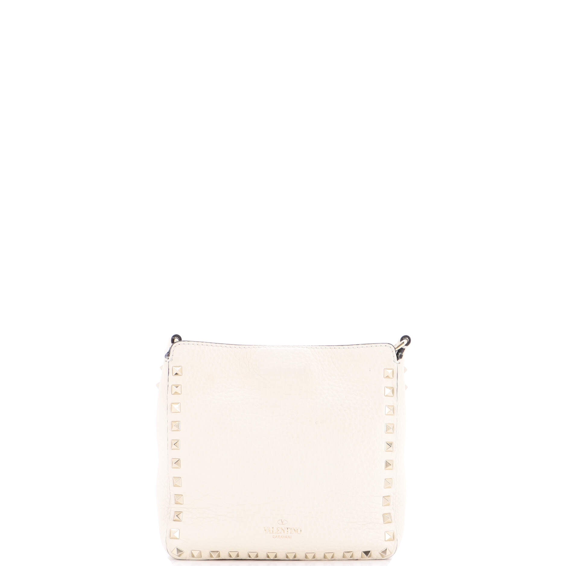 Rockstud Flip Lock Messenger Bag Leather Mini