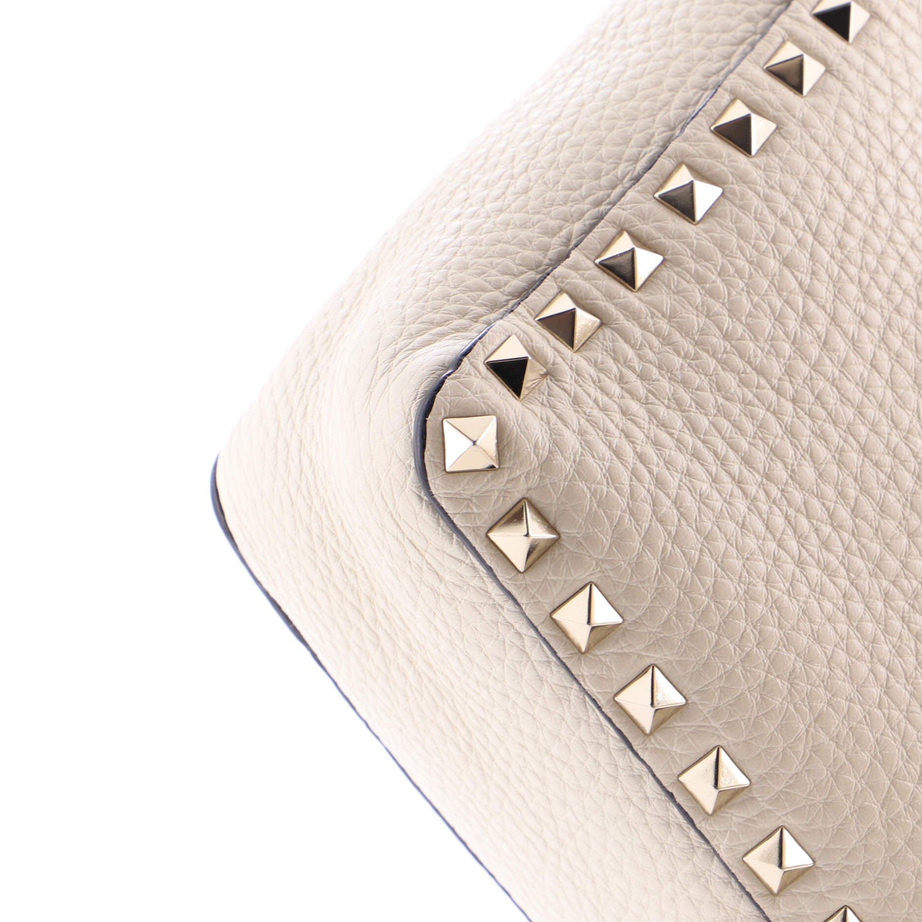 Rockstud Flip Lock Messenger Bag Leather Mini
