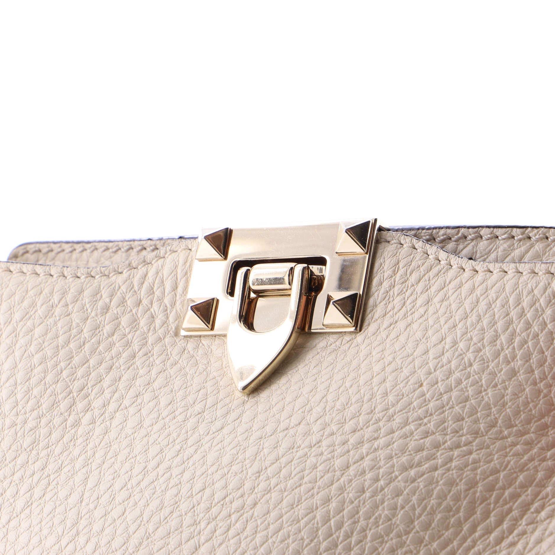 Rockstud Flip Lock Messenger Bag Leather Mini