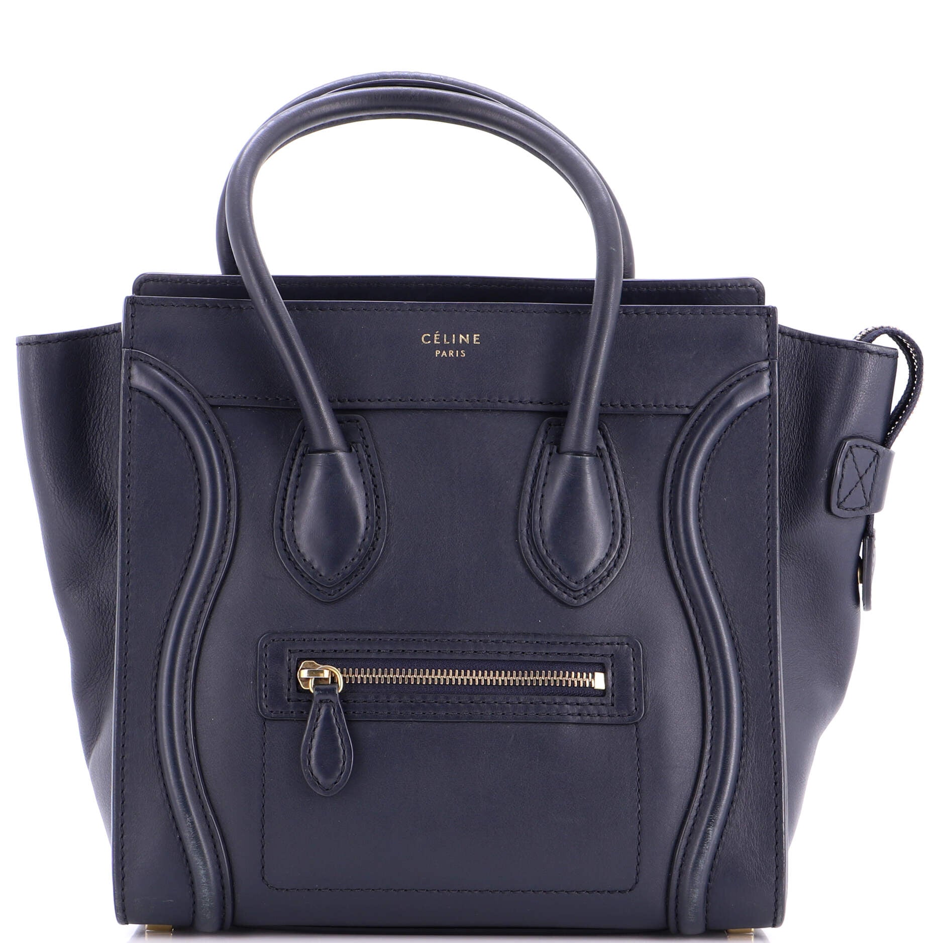 Luggage Bag Grainy Leather Mini