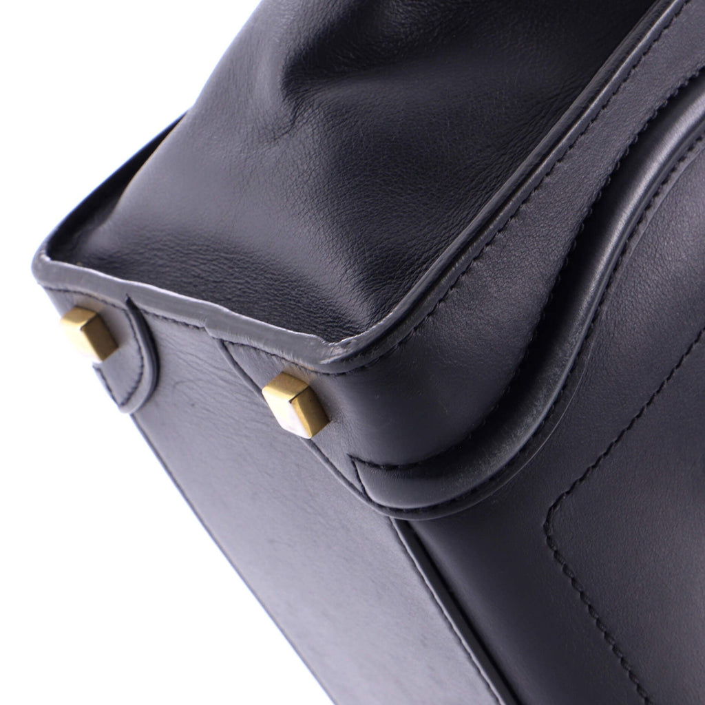 Luggage Bag Grainy Leather Mini