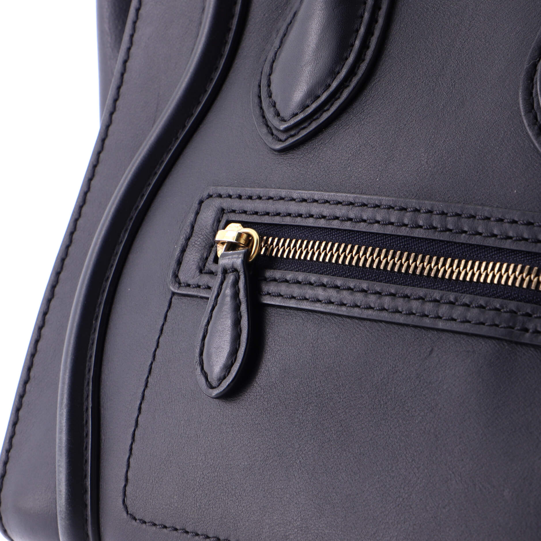Luggage Bag Grainy Leather Mini