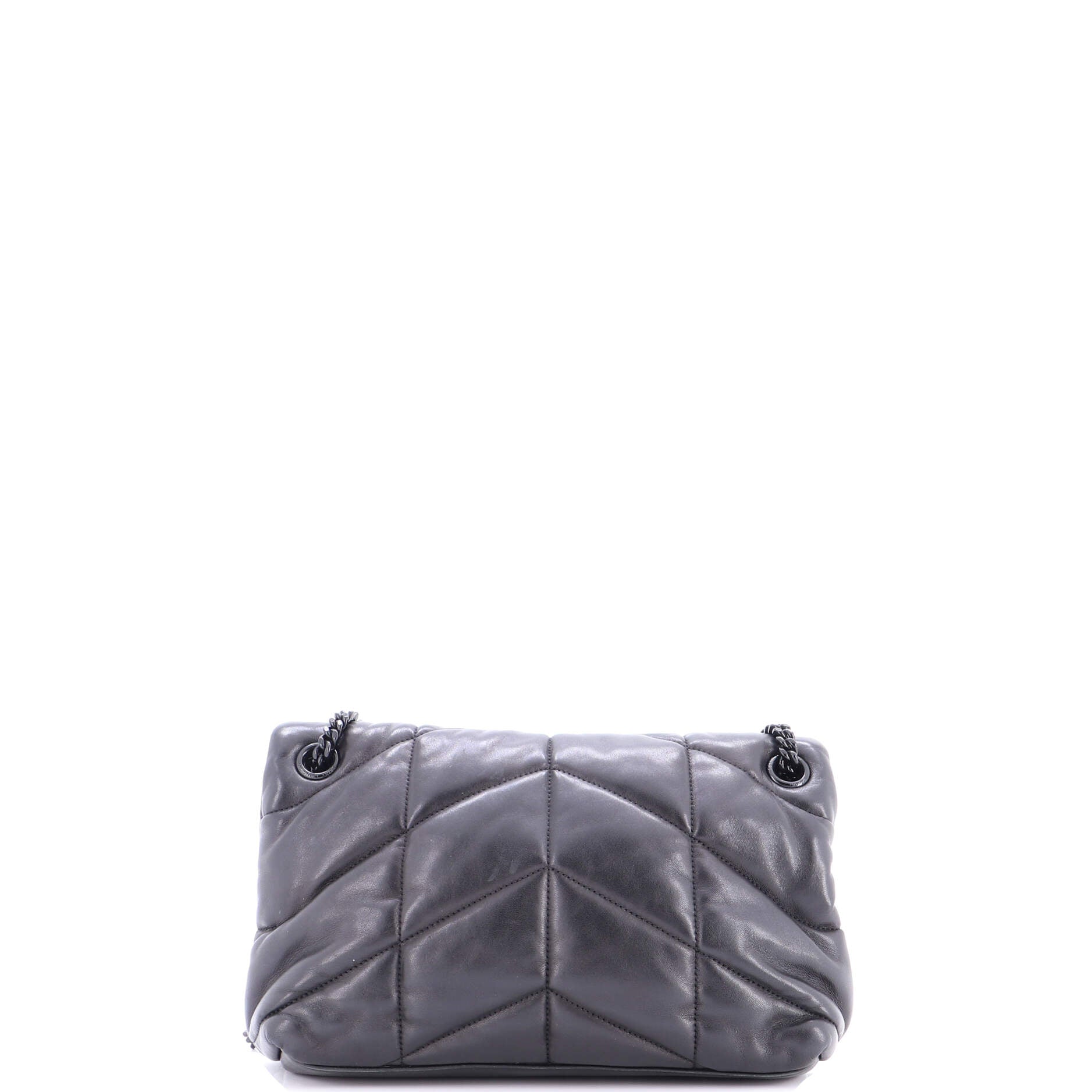 Loulou Puffer Shoulder Bag Quilted Leather Small