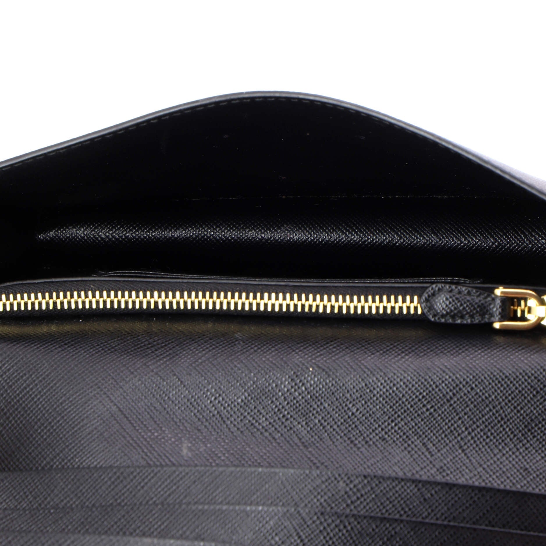 Wristlet Wallet on Chain Saffiano Leather Mini
