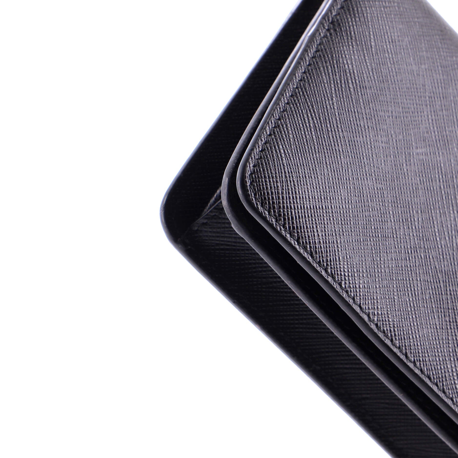Wristlet Wallet on Chain Saffiano Leather Mini