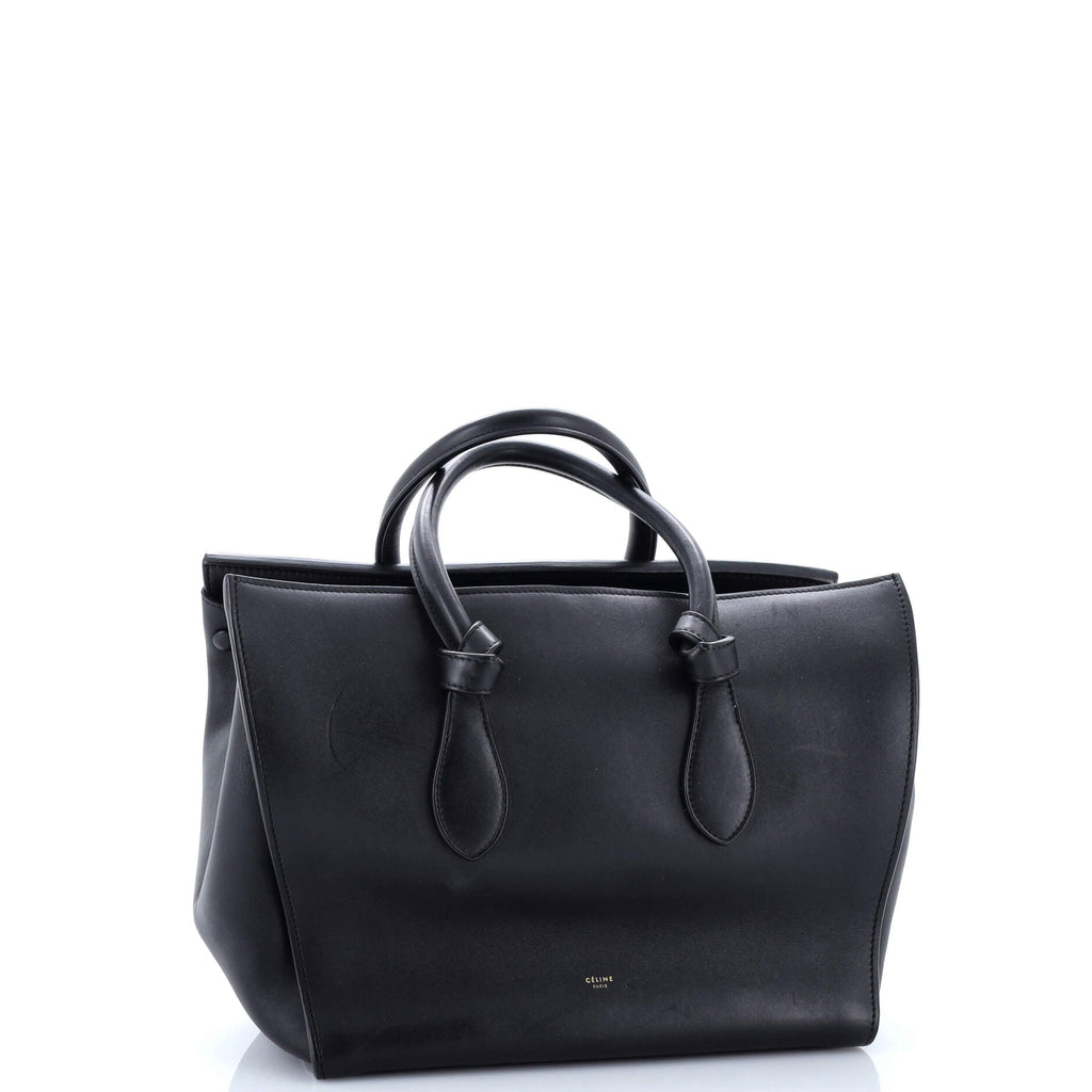 Tie Knot Tote Smooth Leather Small