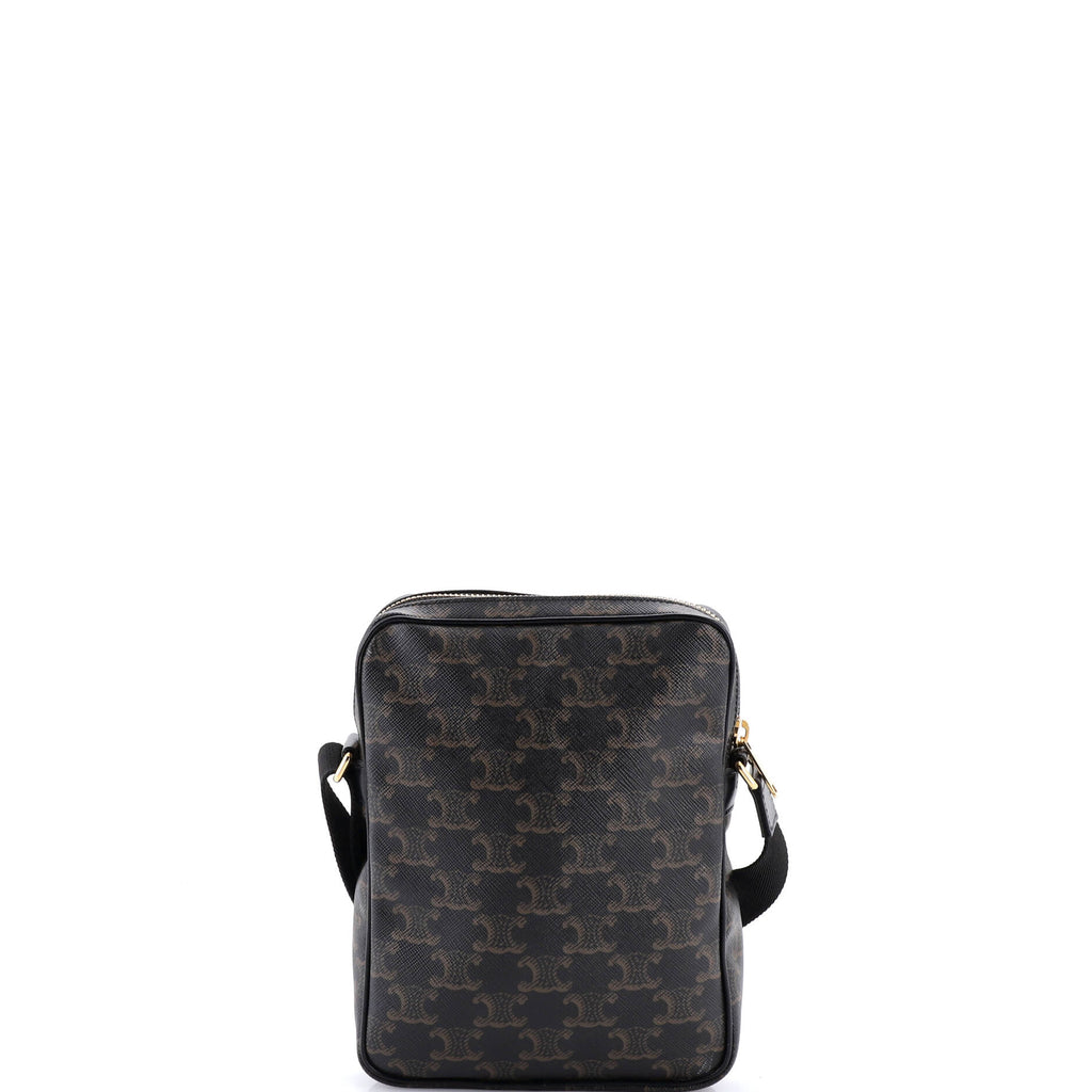Vertical Messenger Triomphe Coated Canvas