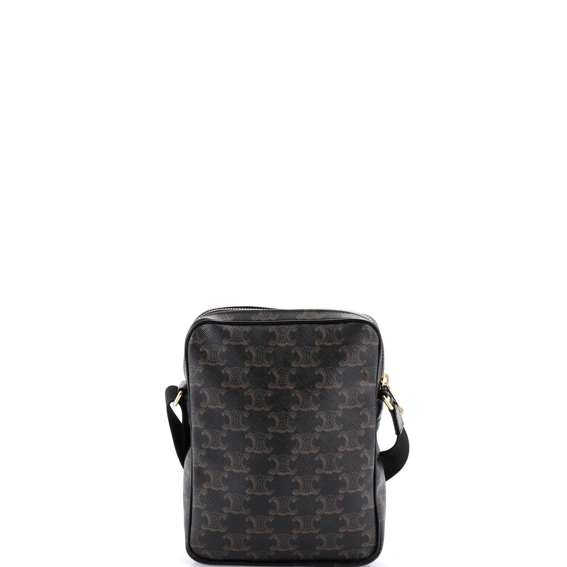 Vertical Messenger Triomphe Coated Canvas