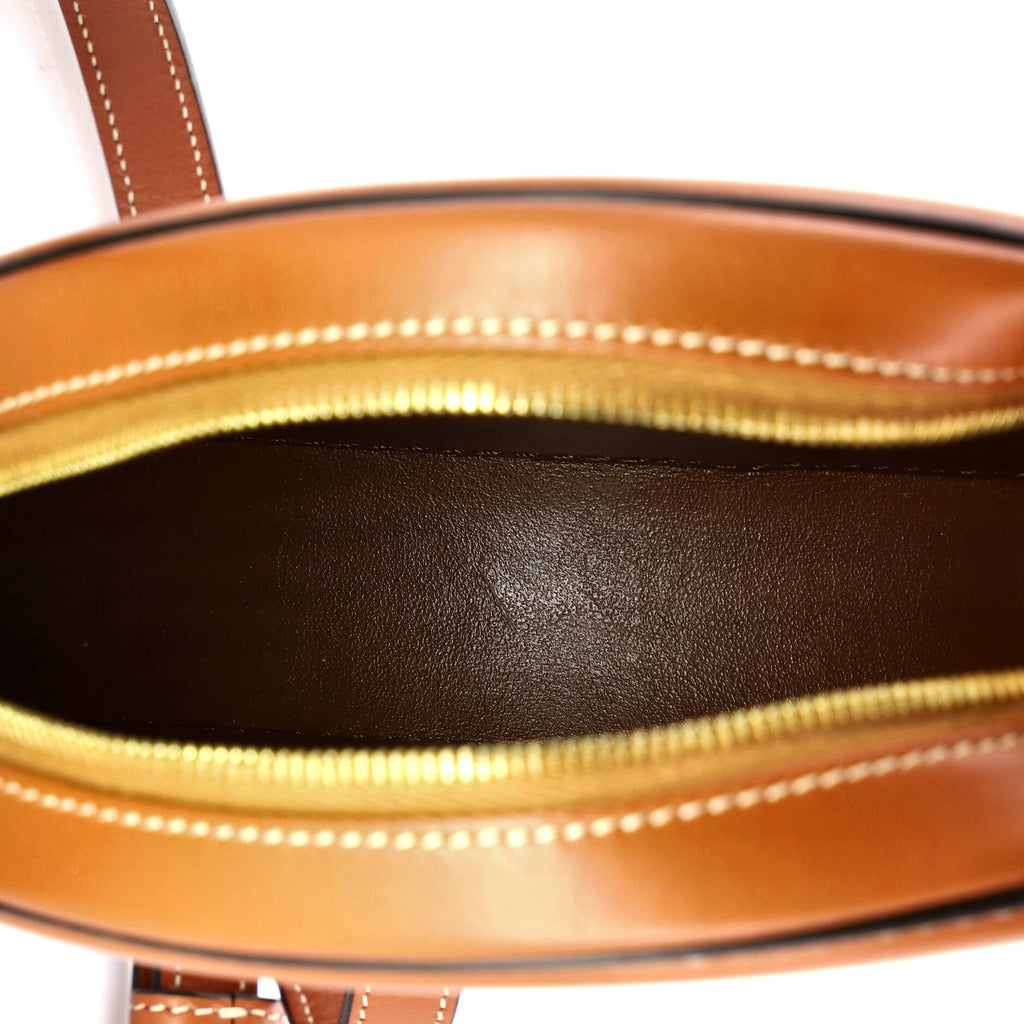 Triomphe Oval Crossbody Bag Canvas and Leather