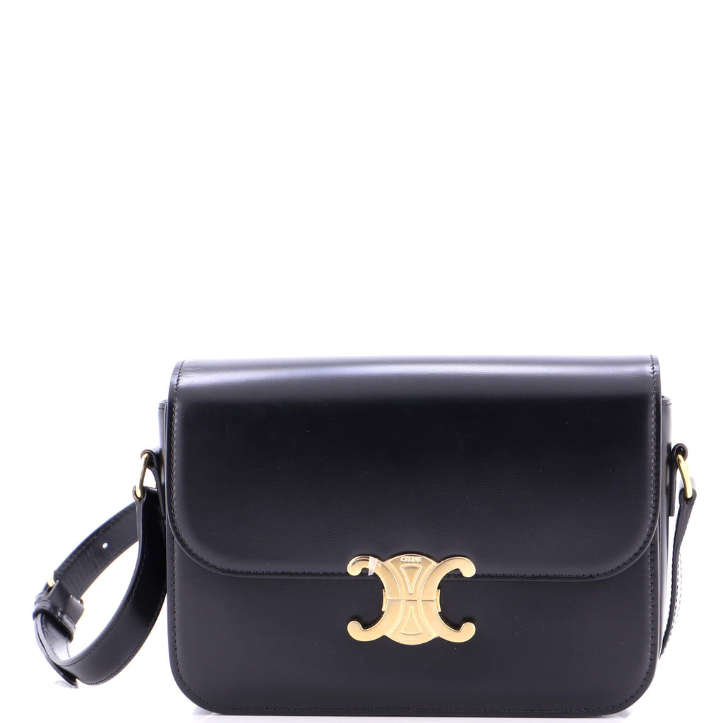 Triomphe Shoulder Bag Smooth Calfskin Medium