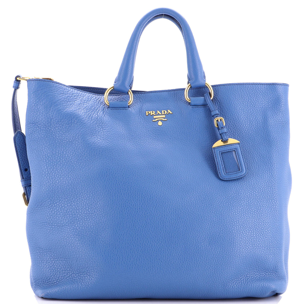 Convertible Shopper Tote Vitello Daino Large
