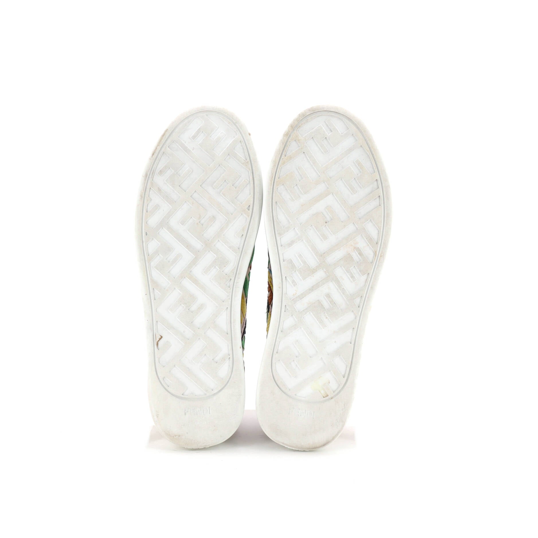 Women's Fendi Rise Slip-On Sneakers Vertigo Zucca Cotton