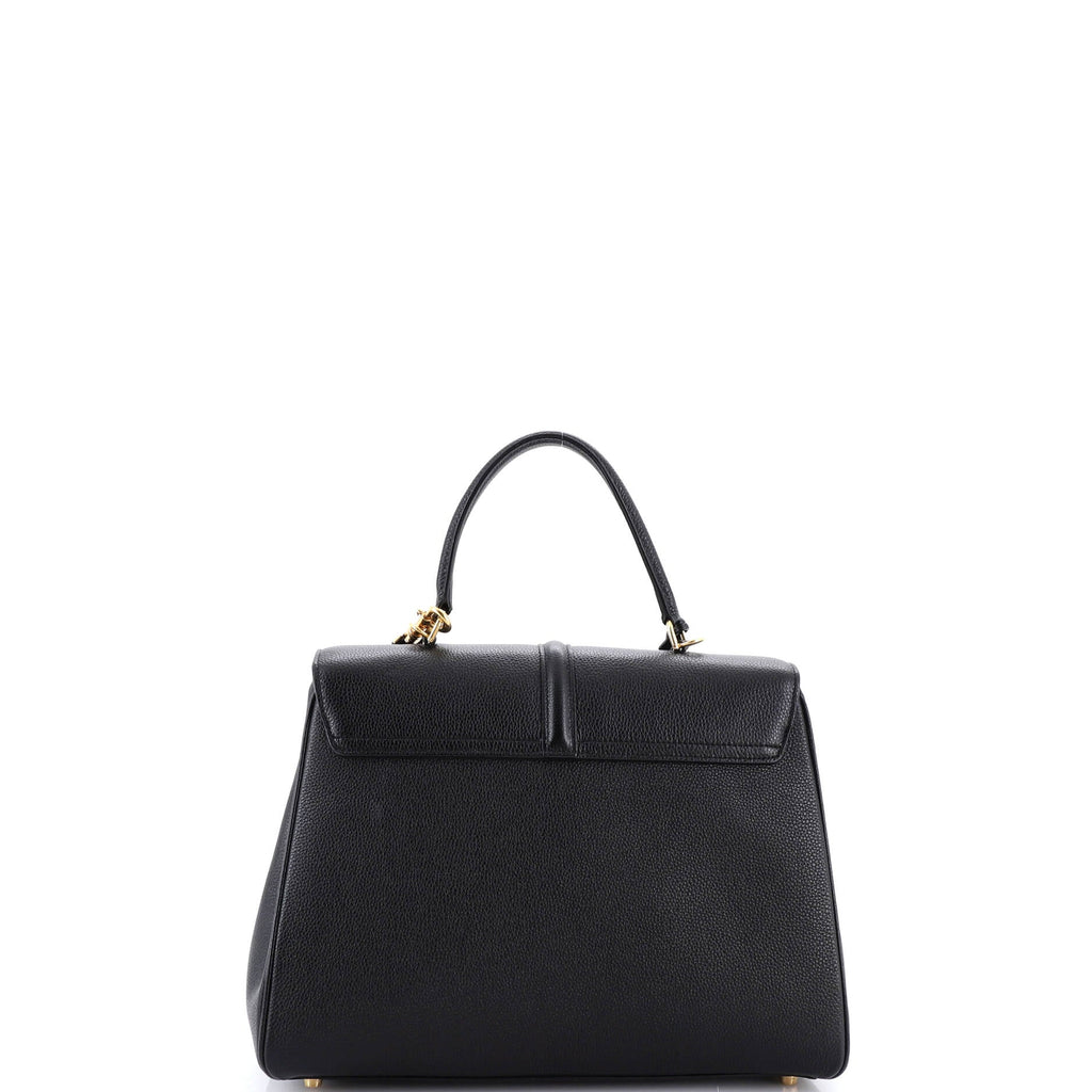 16 Top Handle Bag Grained Calfskin Medium