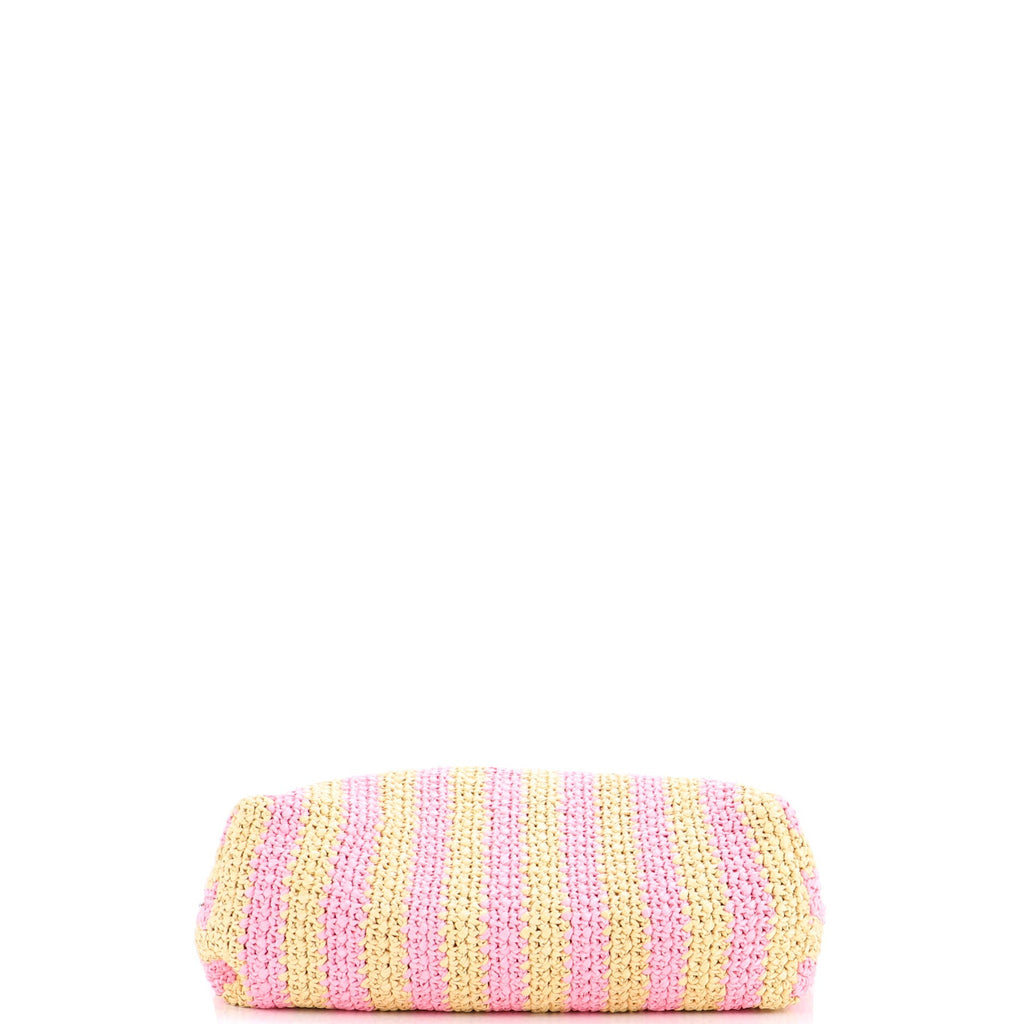 Logo Tote Raffia Large