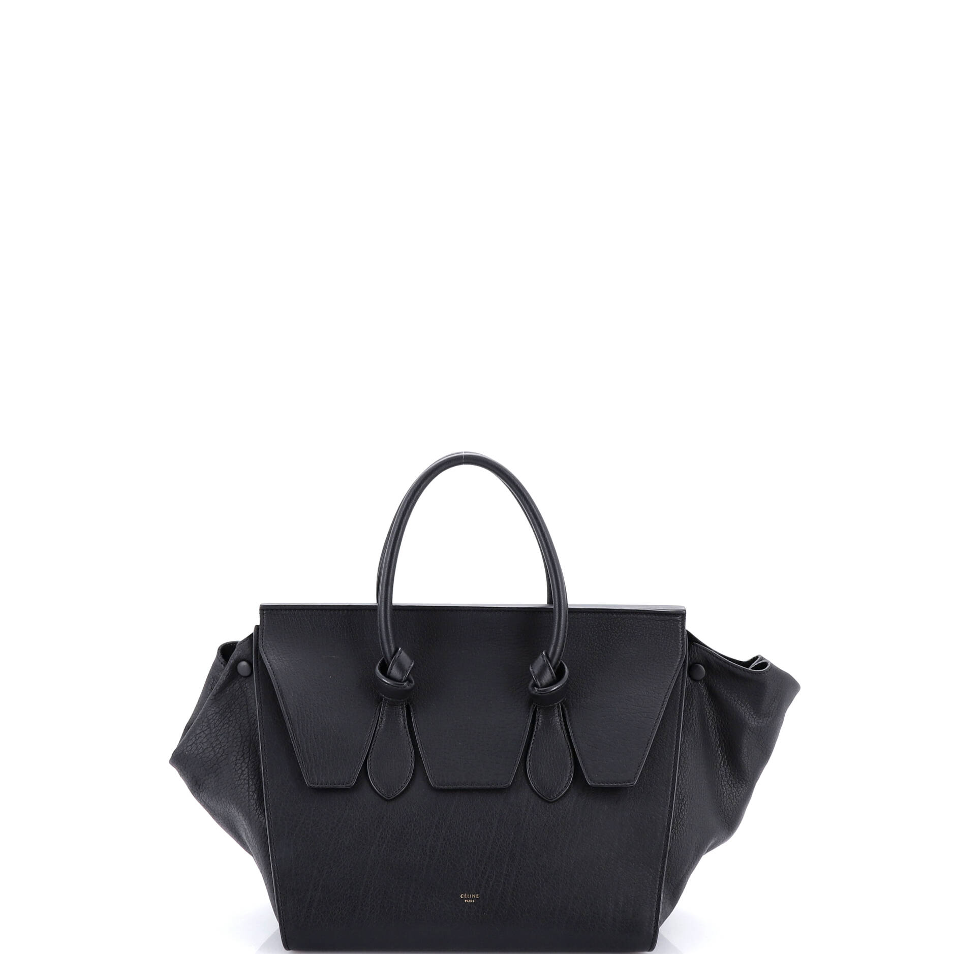 Tie Knot Tote Grainy Leather Small