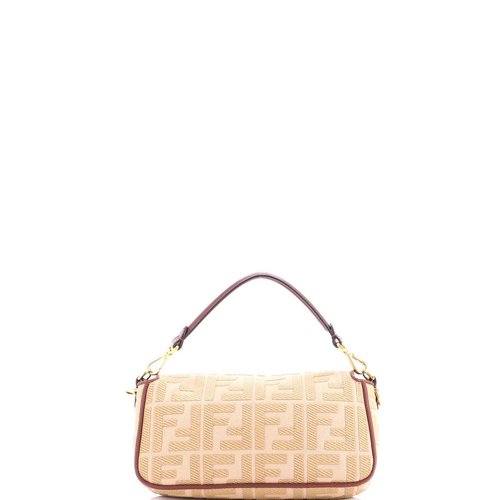 Baguette NM Bag Zucca Embroidered Canvas Medium