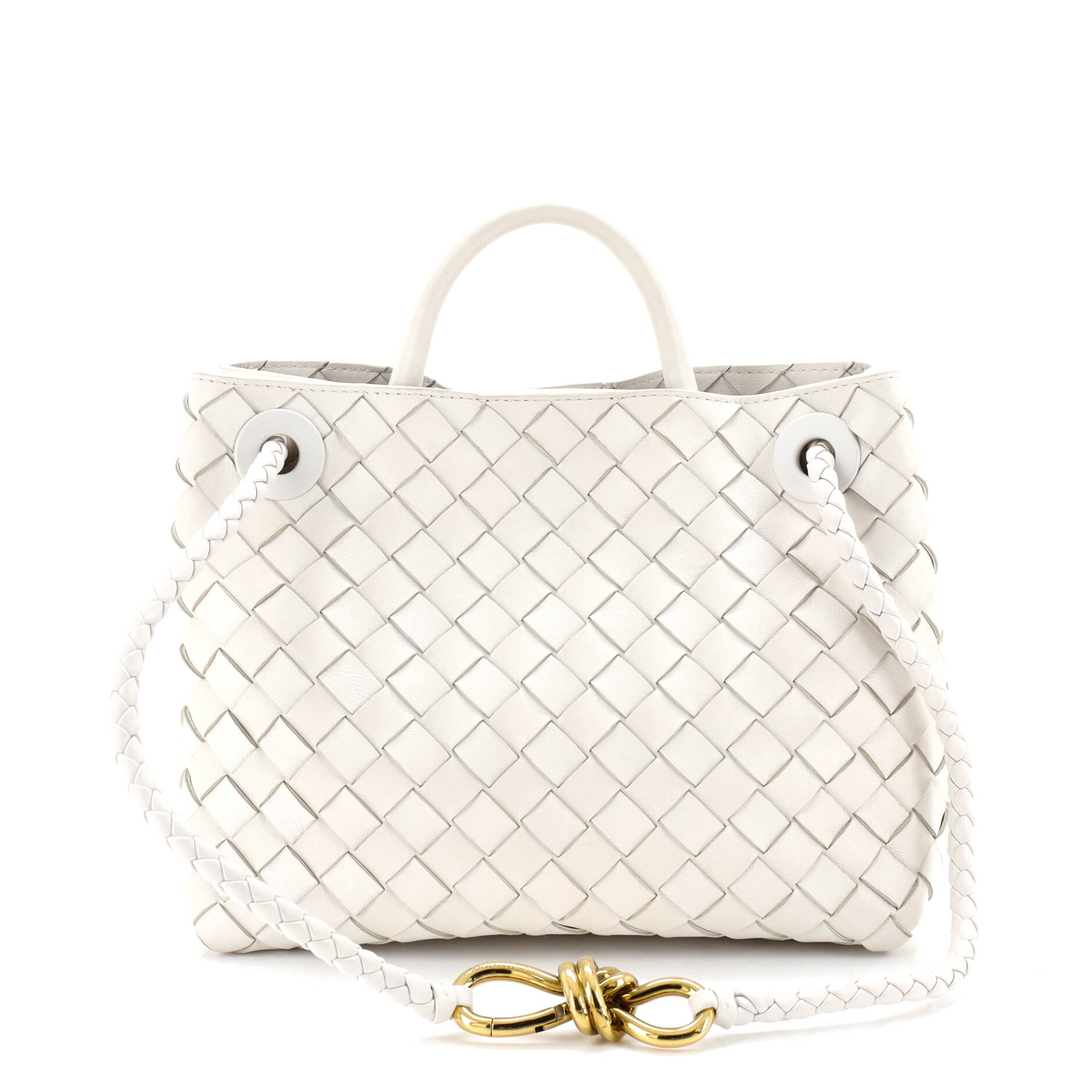 Andiamo Top Handle Bag Intrecciato Nappa Small
