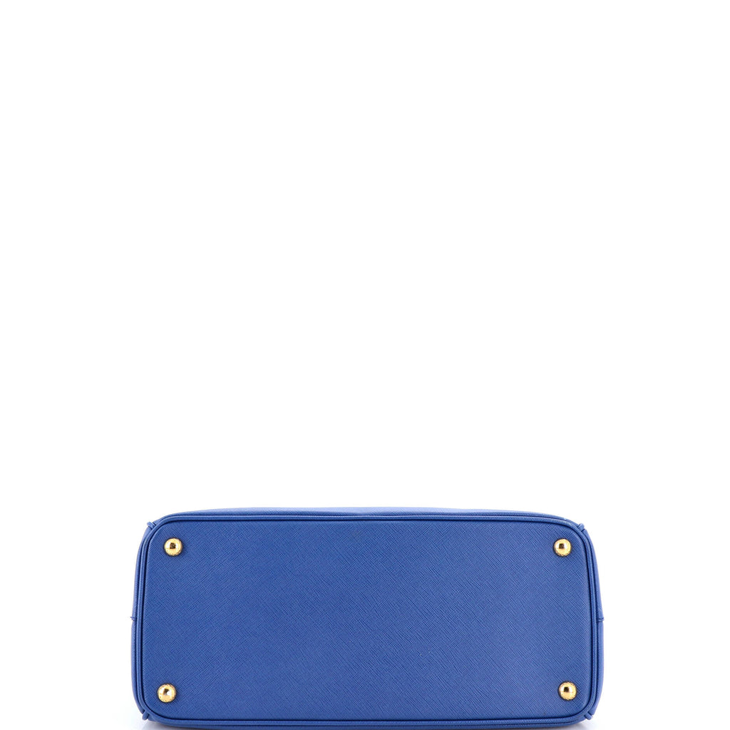 Double Zip Lux Tote Saffiano Leather Medium