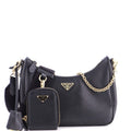 Re-Edition 2005 Shoulder Bag Saffiano Leather Small