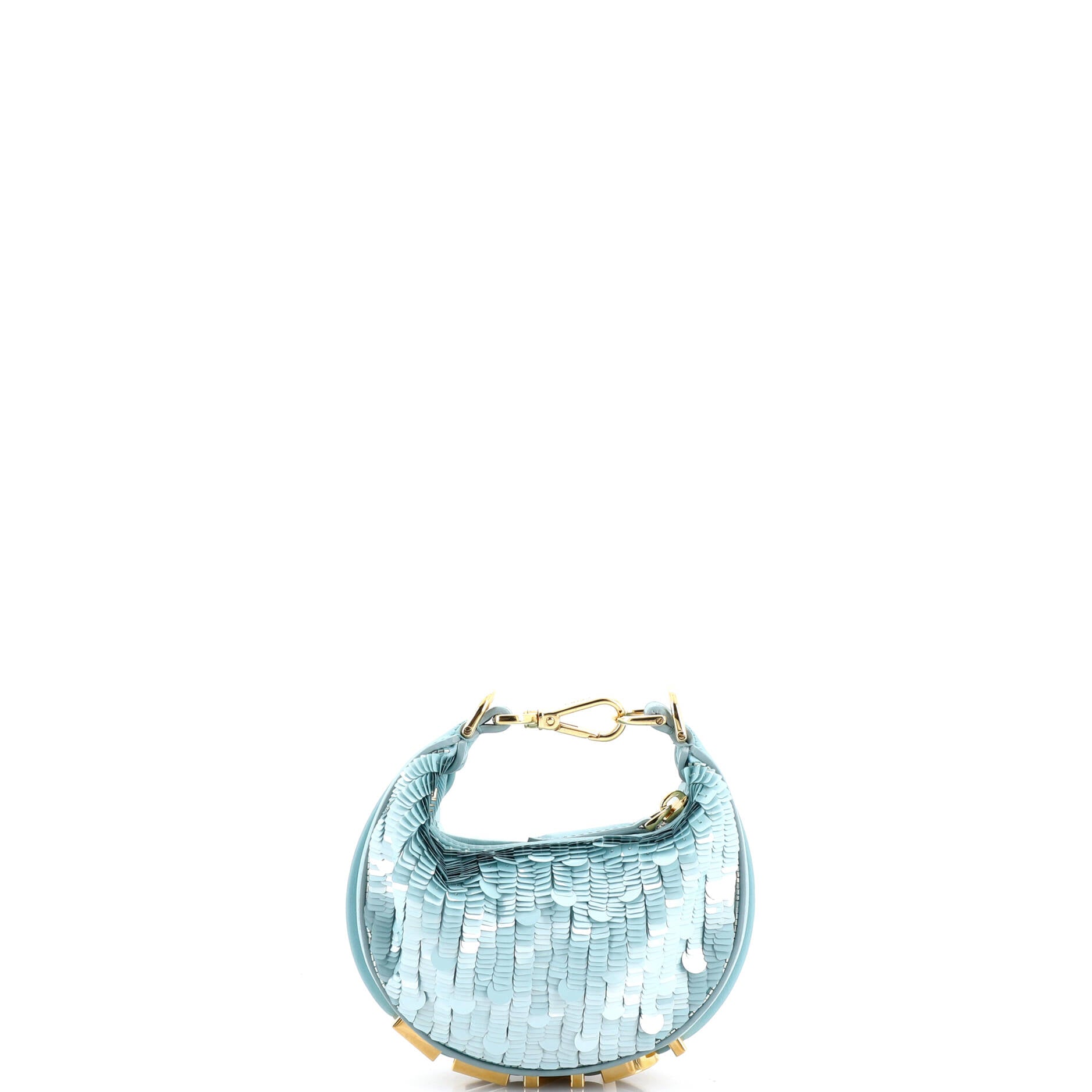 Fendigraphy Bag Sequin Embellished Leather Nano