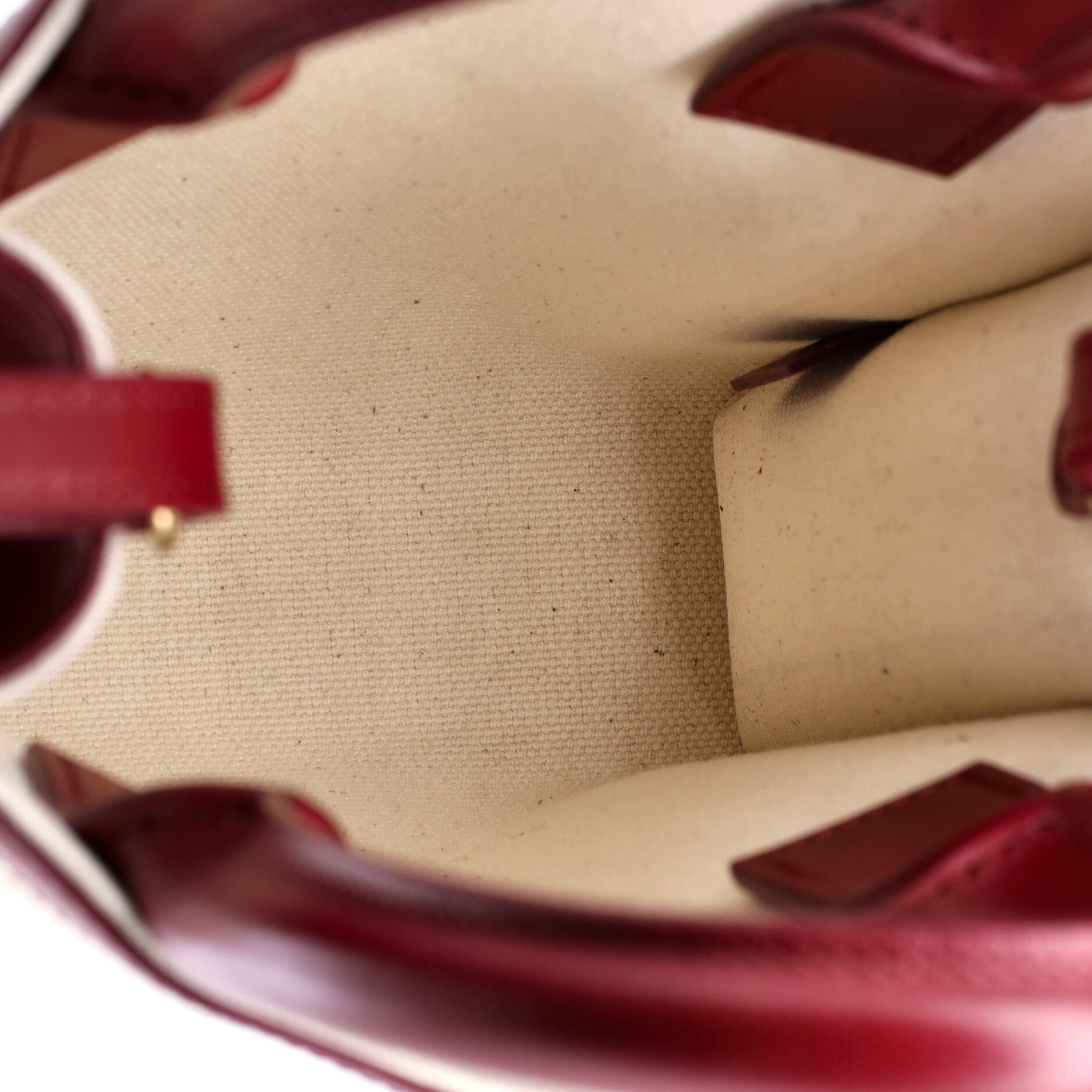 Vertical Cabas Tote Canvas with Leather Mini