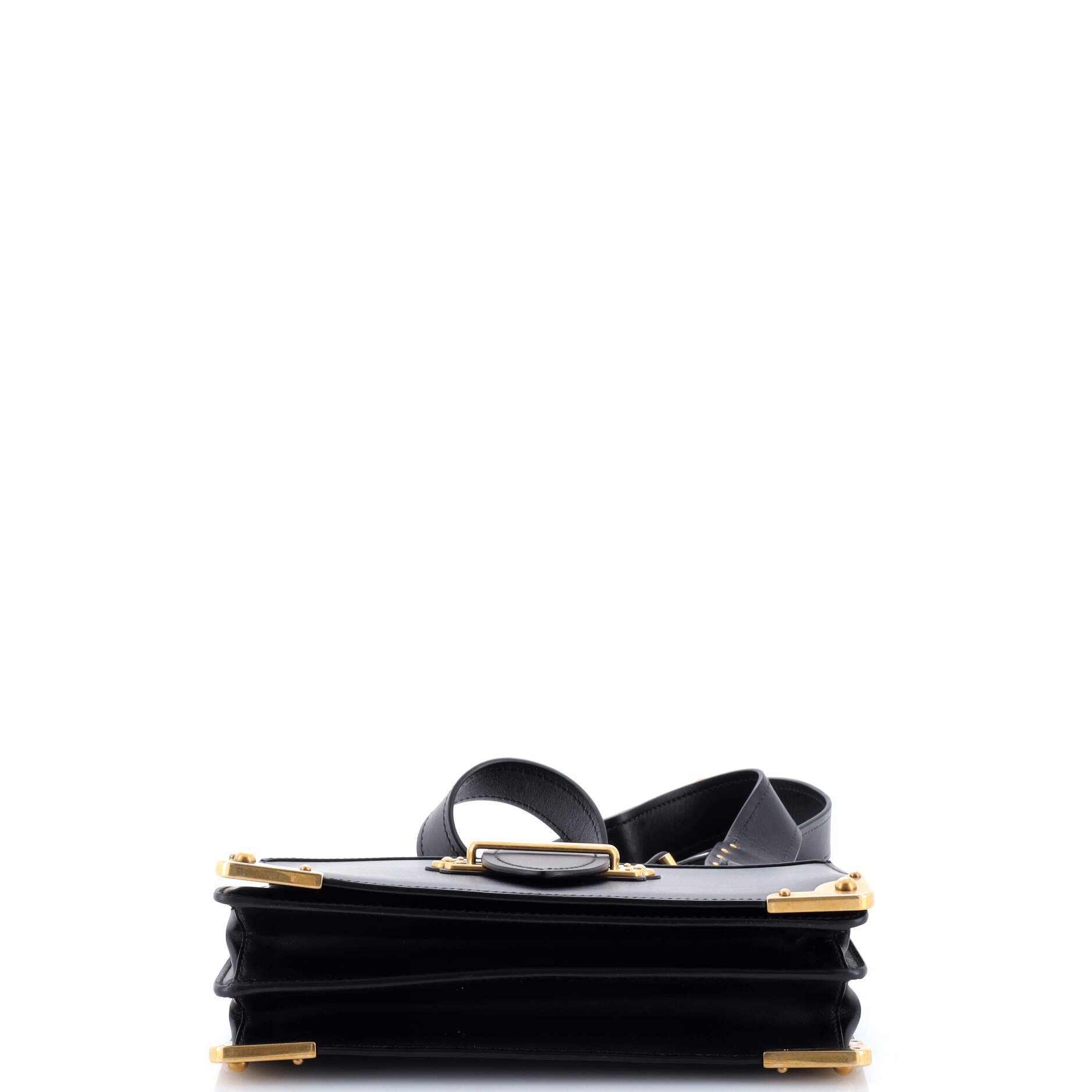 Cahier Crossbody Bag Leather and Saffiano Leather Large