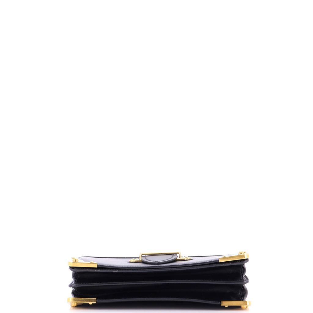 Cahier Crossbody Bag Leather and Saffiano Leather Large