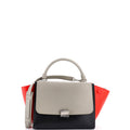 Tricolor Trapeze Bag Leather Small