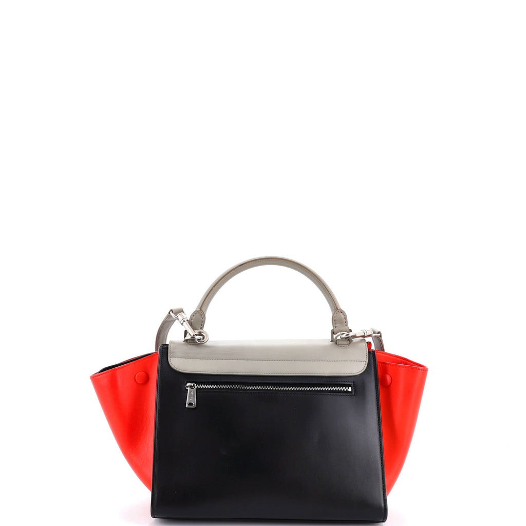 Tricolor Trapeze Bag Leather Small