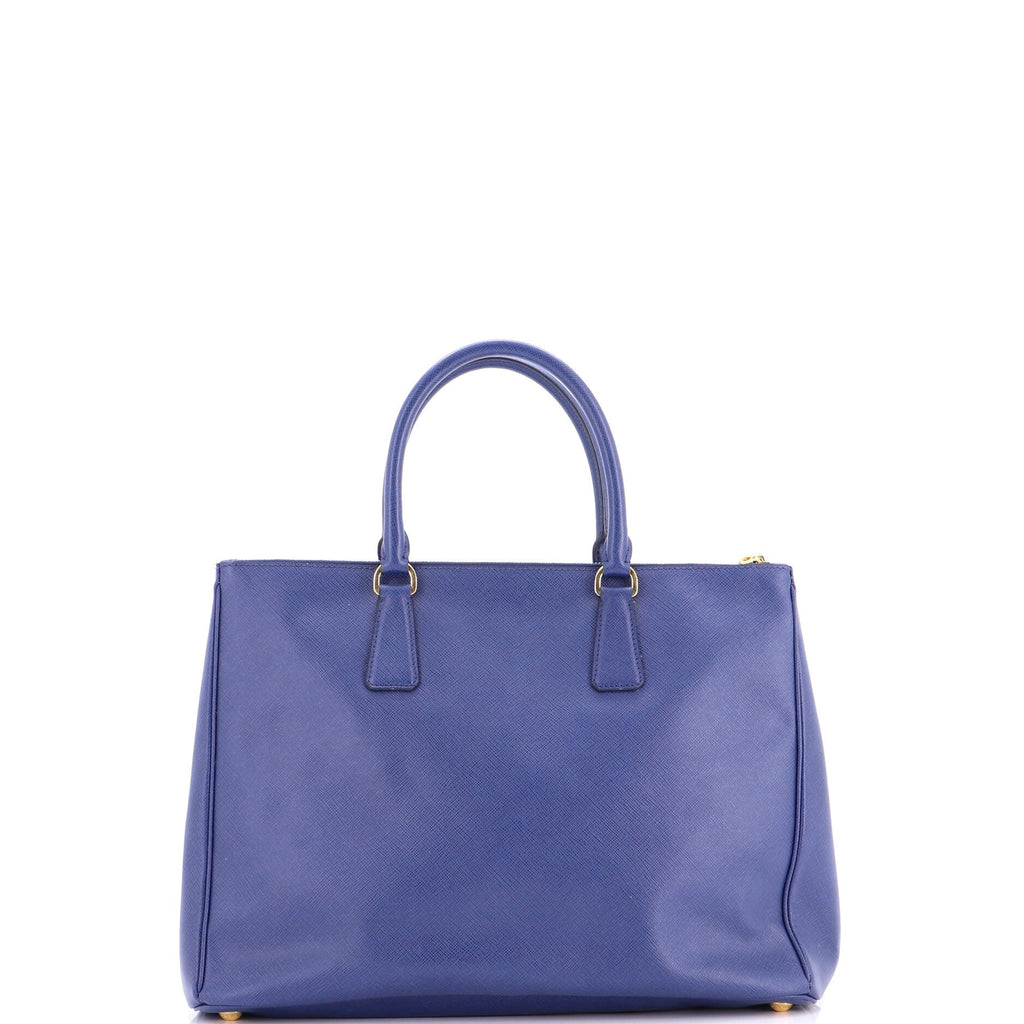 Double Zip Lux Tote Saffiano Leather Large