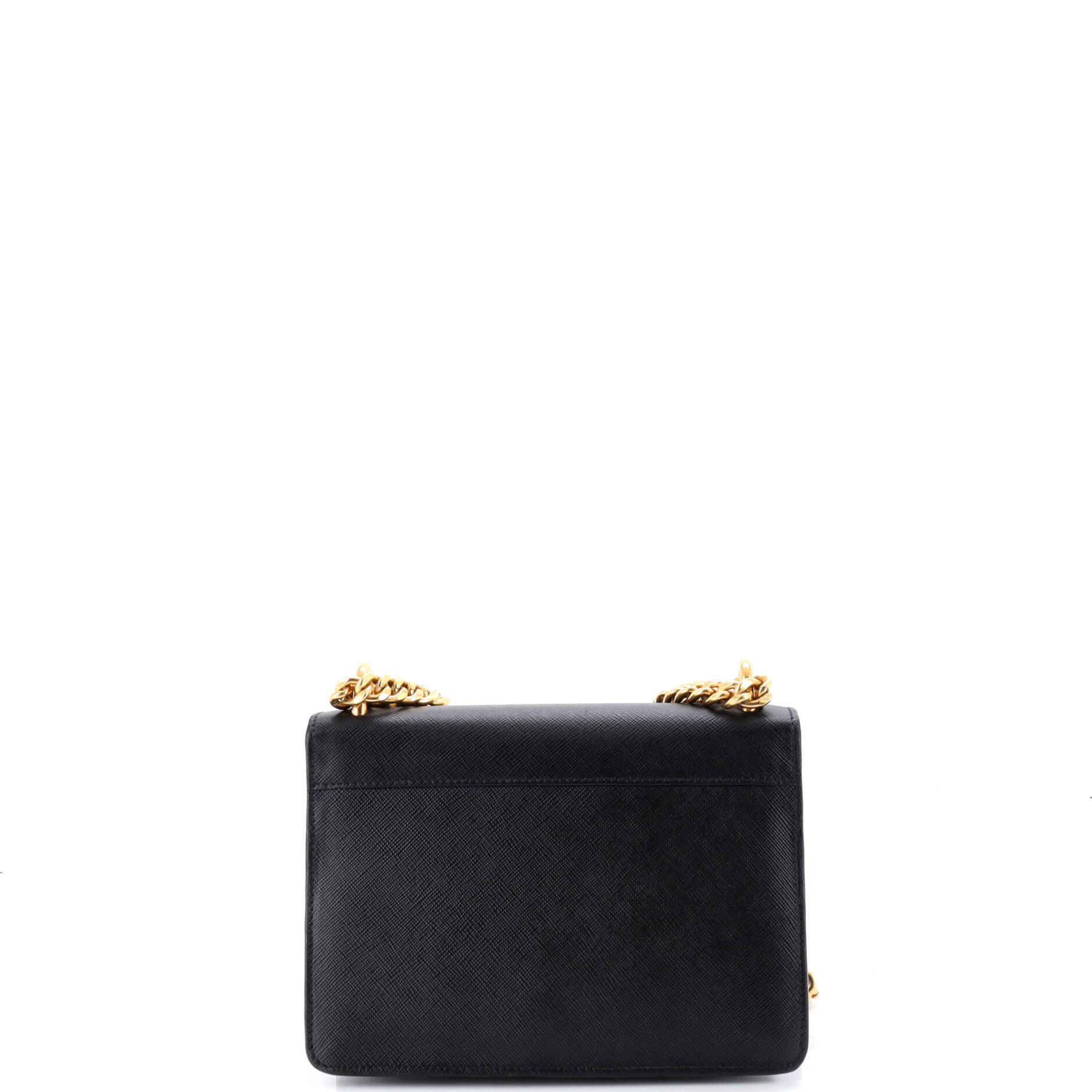 Chain Flap Bag Saffiano Leather Small
